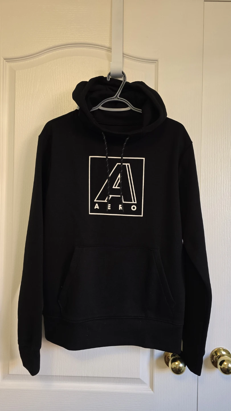 Aéropostale Black Hoodie Size S