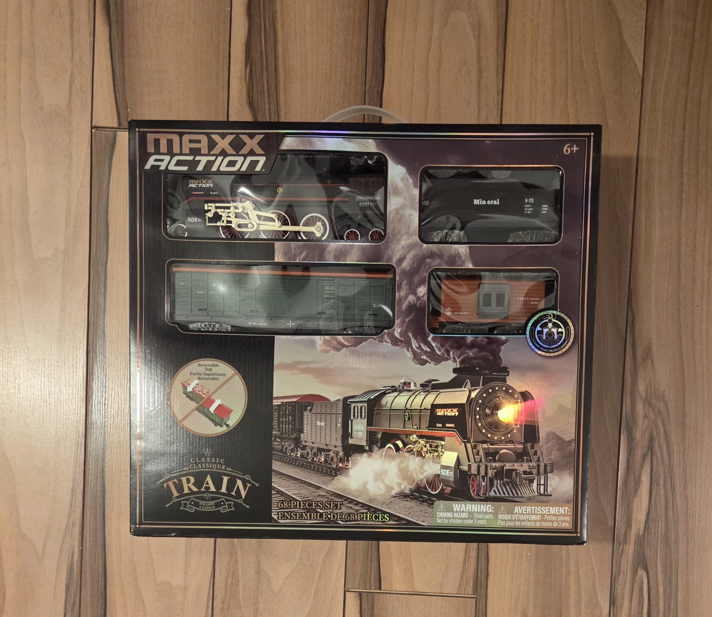 MAXX ACTION Classic Train 68-Piece Set