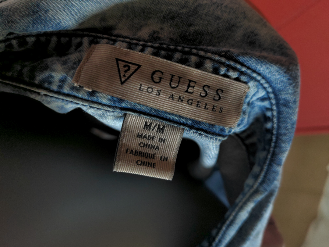 GUESS "Acid Wash" Denim Shirt - M/M - photo 2
