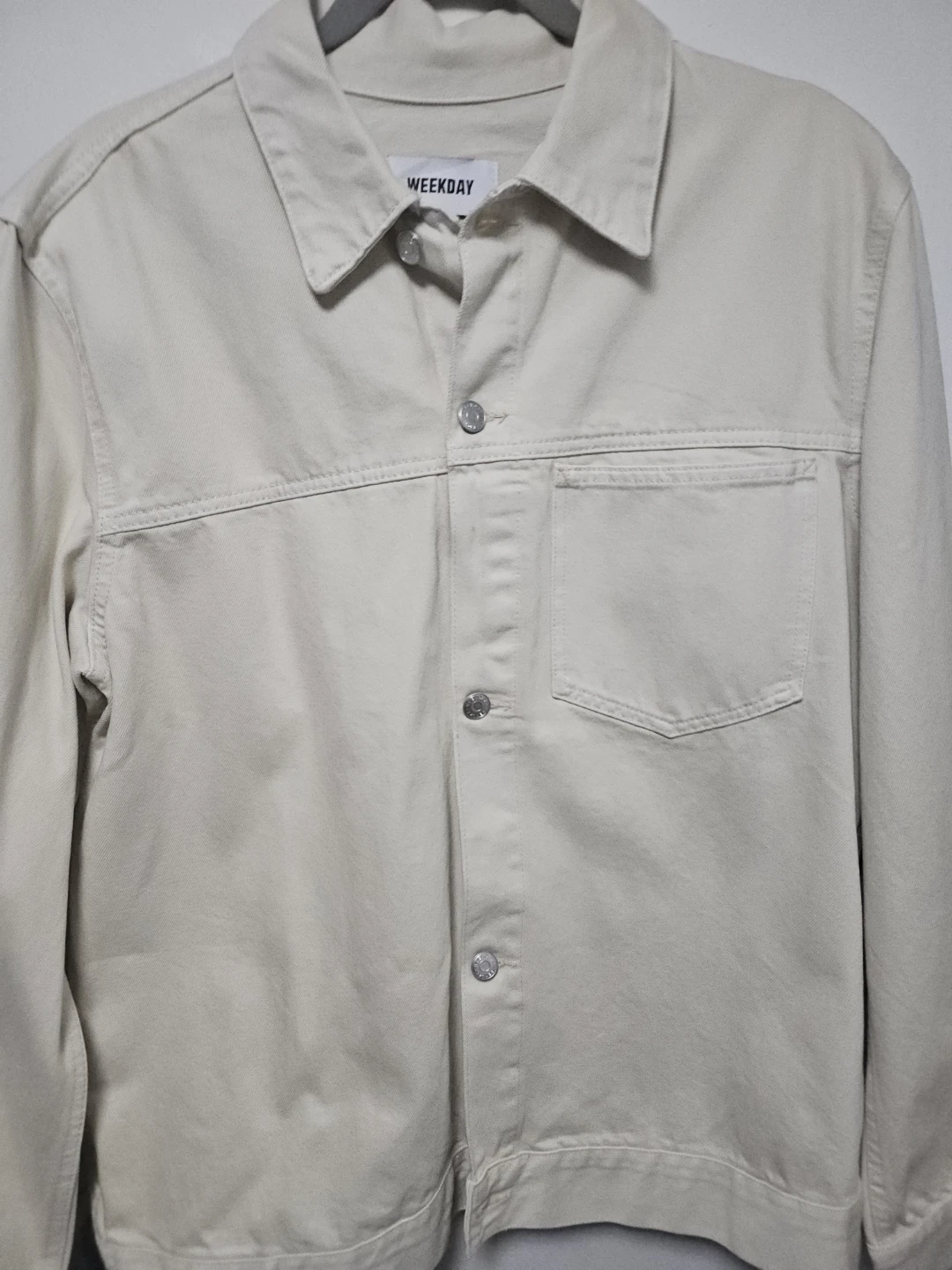 Weekday Denim Jacket - Beige - photo 2