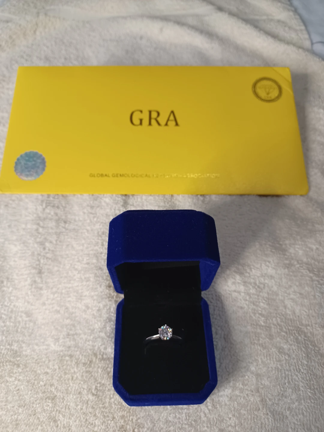 💎 1 Carat VVS1 Moissanite Ring (Adjustable) — GRA Certified 🧡 - photo 4
