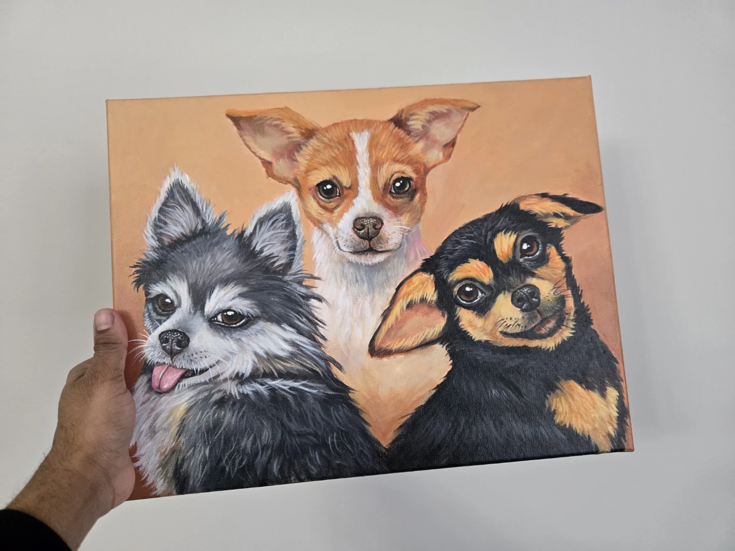 Custom Pet portrait painting