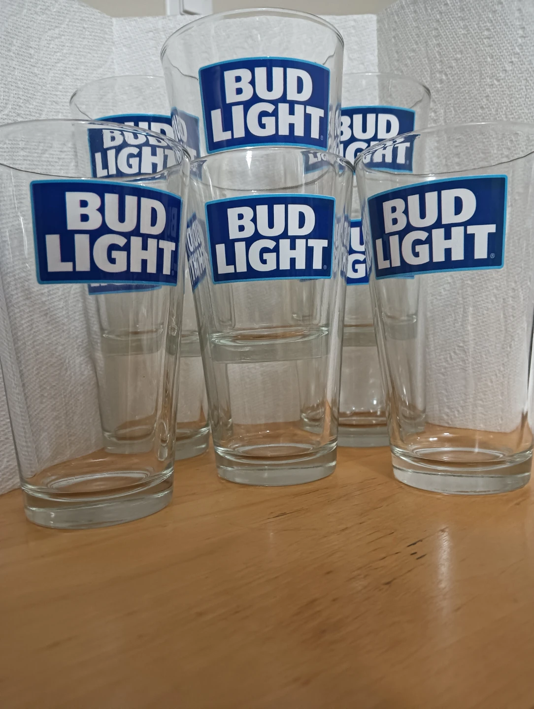 Bud Light Glasses - Set of 8 - photo 2