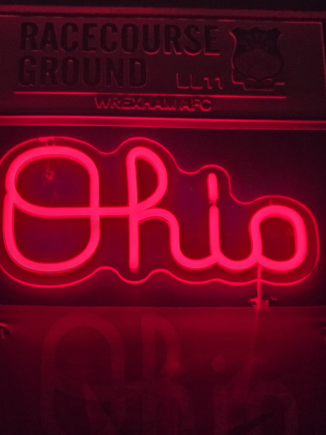 Ohio led neon sign