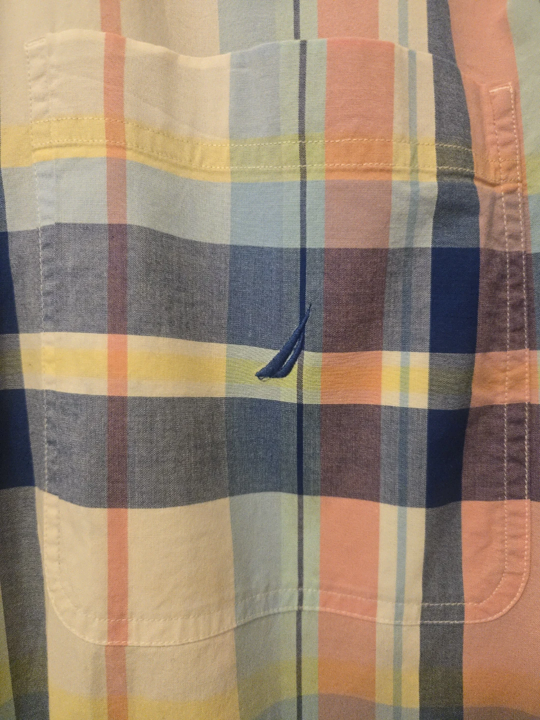 Nautica Men's Plaid Short Sleeve Button Up Shirt XL - photo 2
