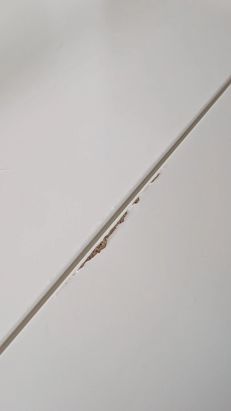 White Drop-Leaf DiningTable - photo 4