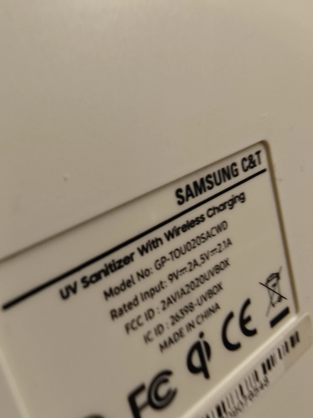 Samsung UV Sanitizer with Wireless Charging - photo 4