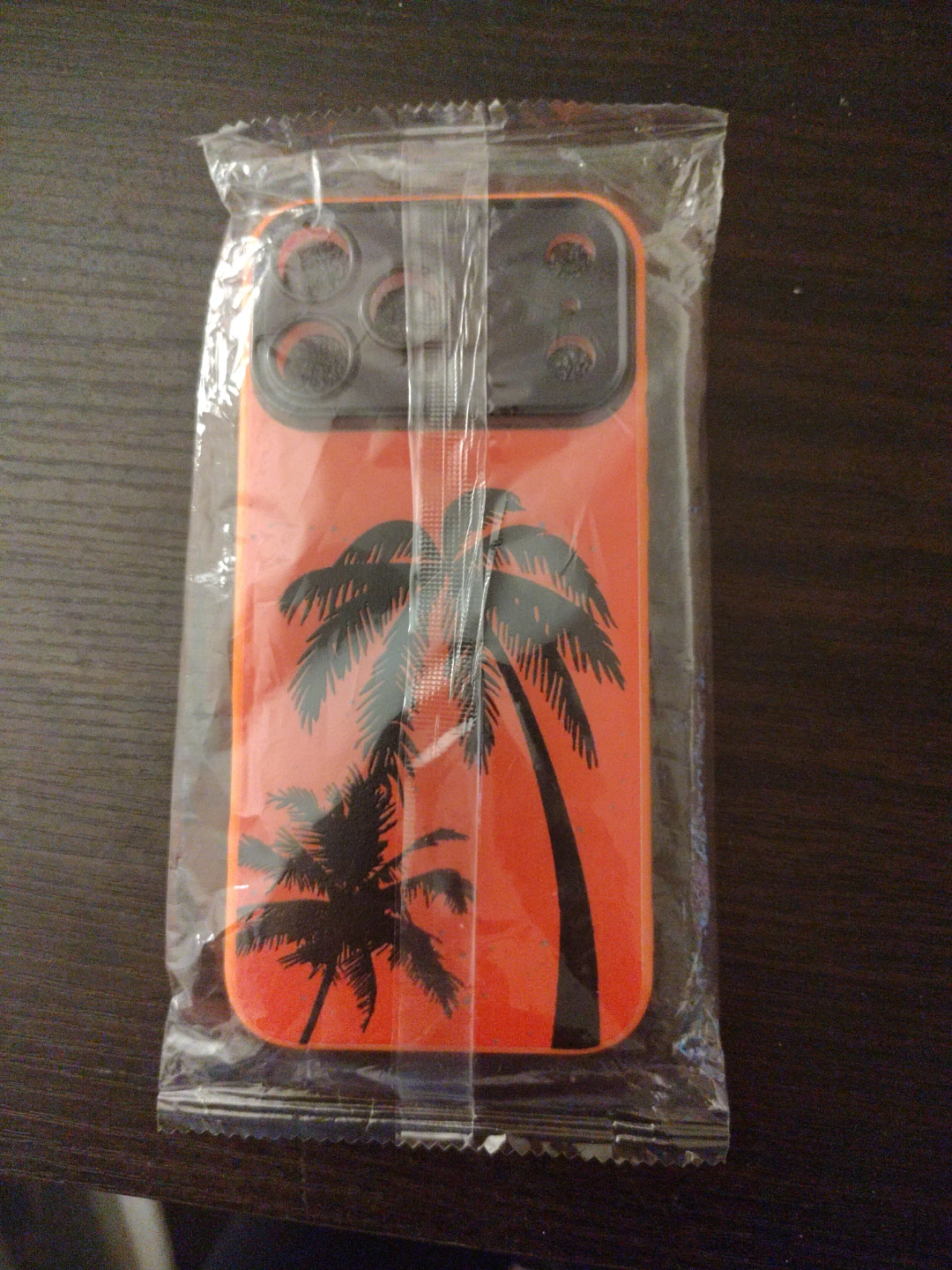 iPhone 14 Pro Max Phone Case - Orange Palm Tree Design - photo 2