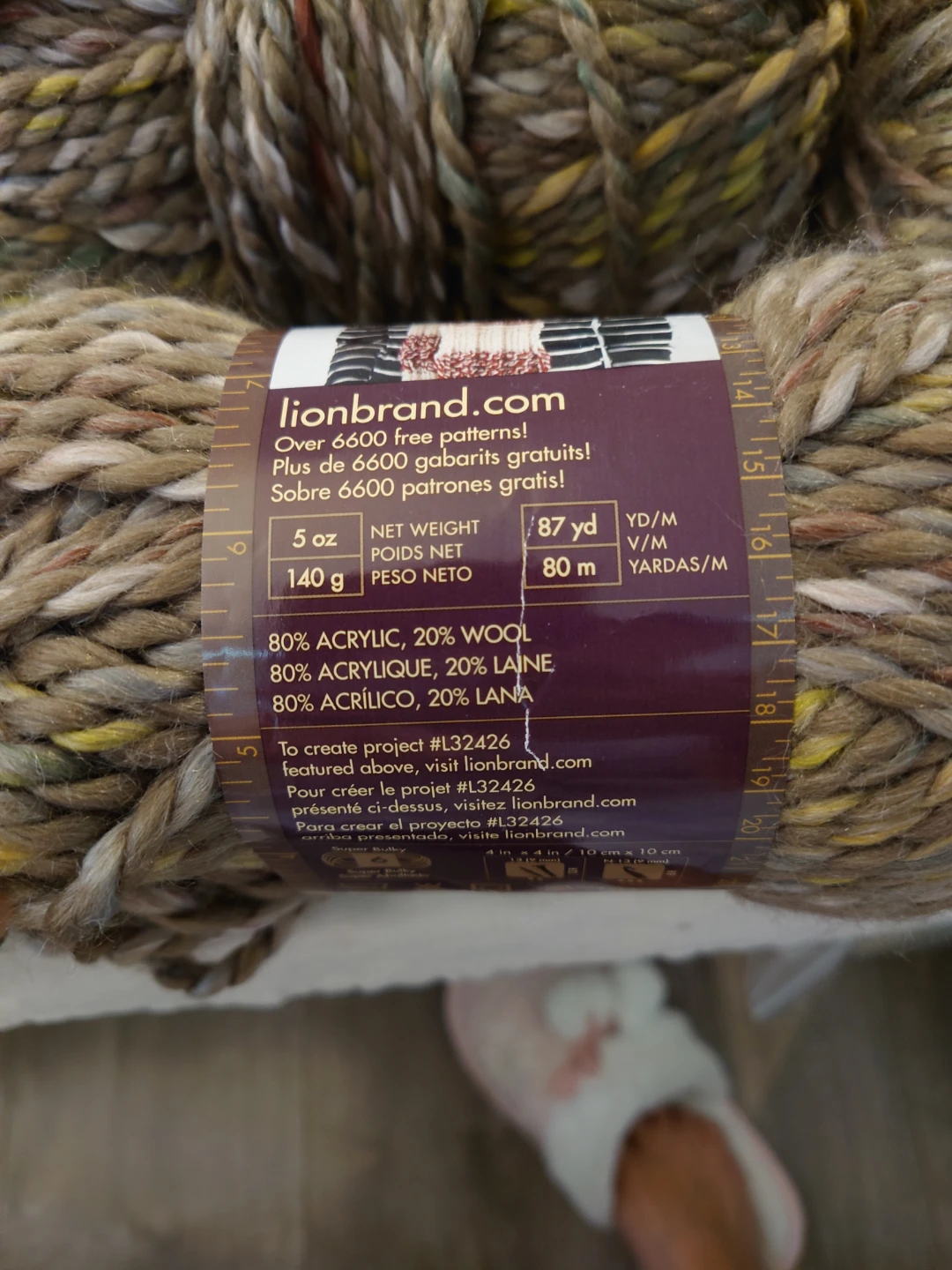 Lion Brand Wool-Ease Thick & Quick Yarn - Super Bulky - photo 2
