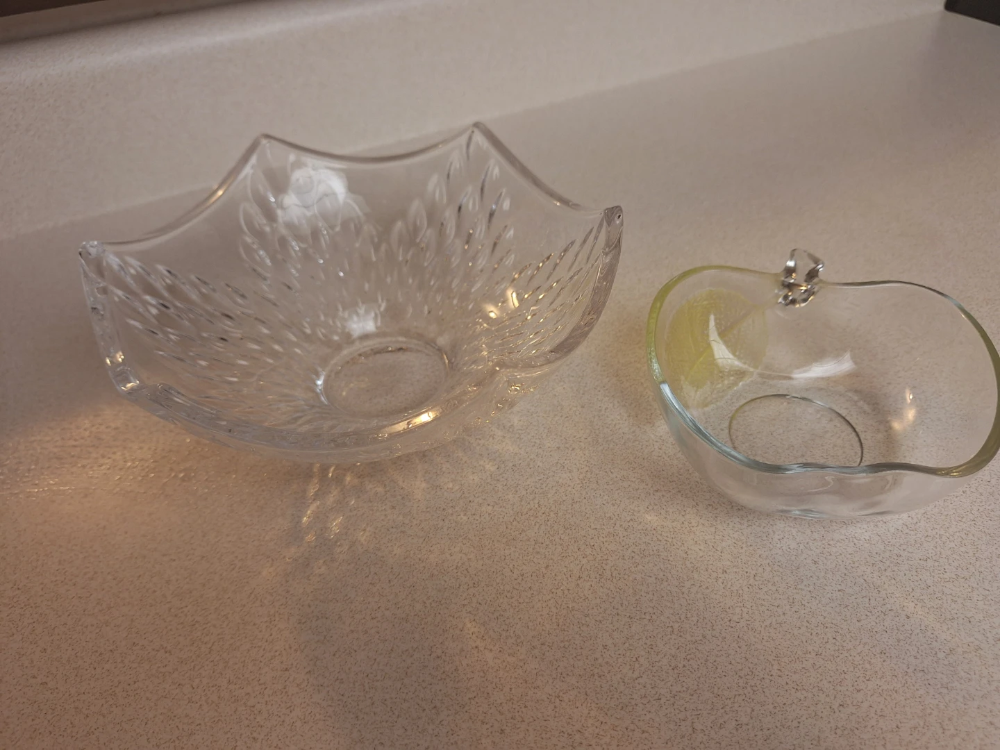 Two Glass Serving Bowls - photo 4