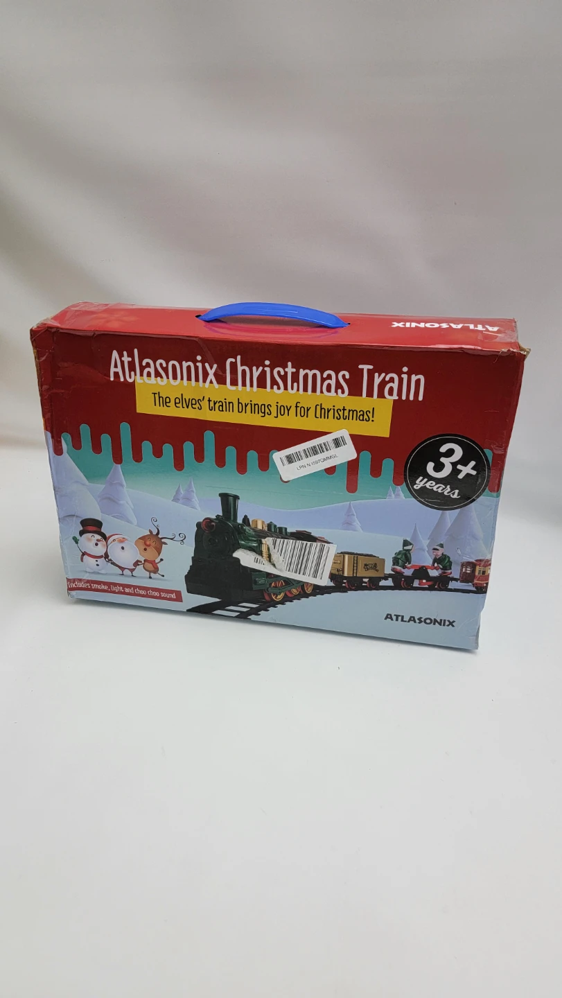 Black & Gold Christmas Tree Train Set – Electric w/ Lights