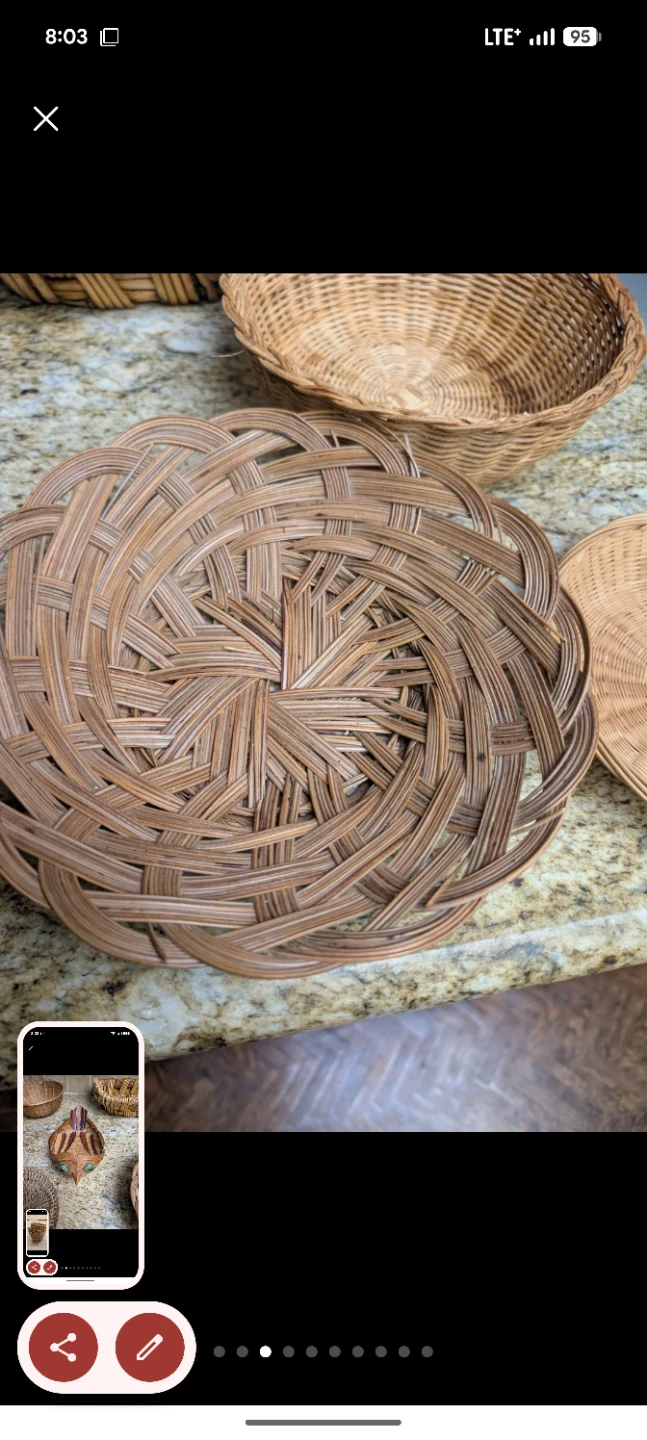 Wicker Baskets - Set of 5 - photo 4