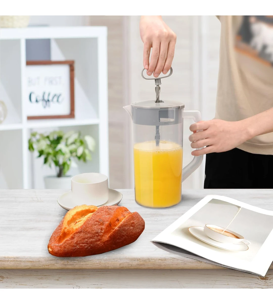 Mixing Pitcher for Drinks - 2.1 Quarts 🧡 - photo 5
