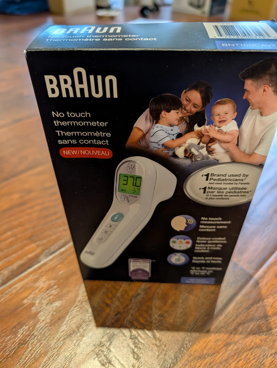 Braun No Touch Thermometer BNT100CAV1