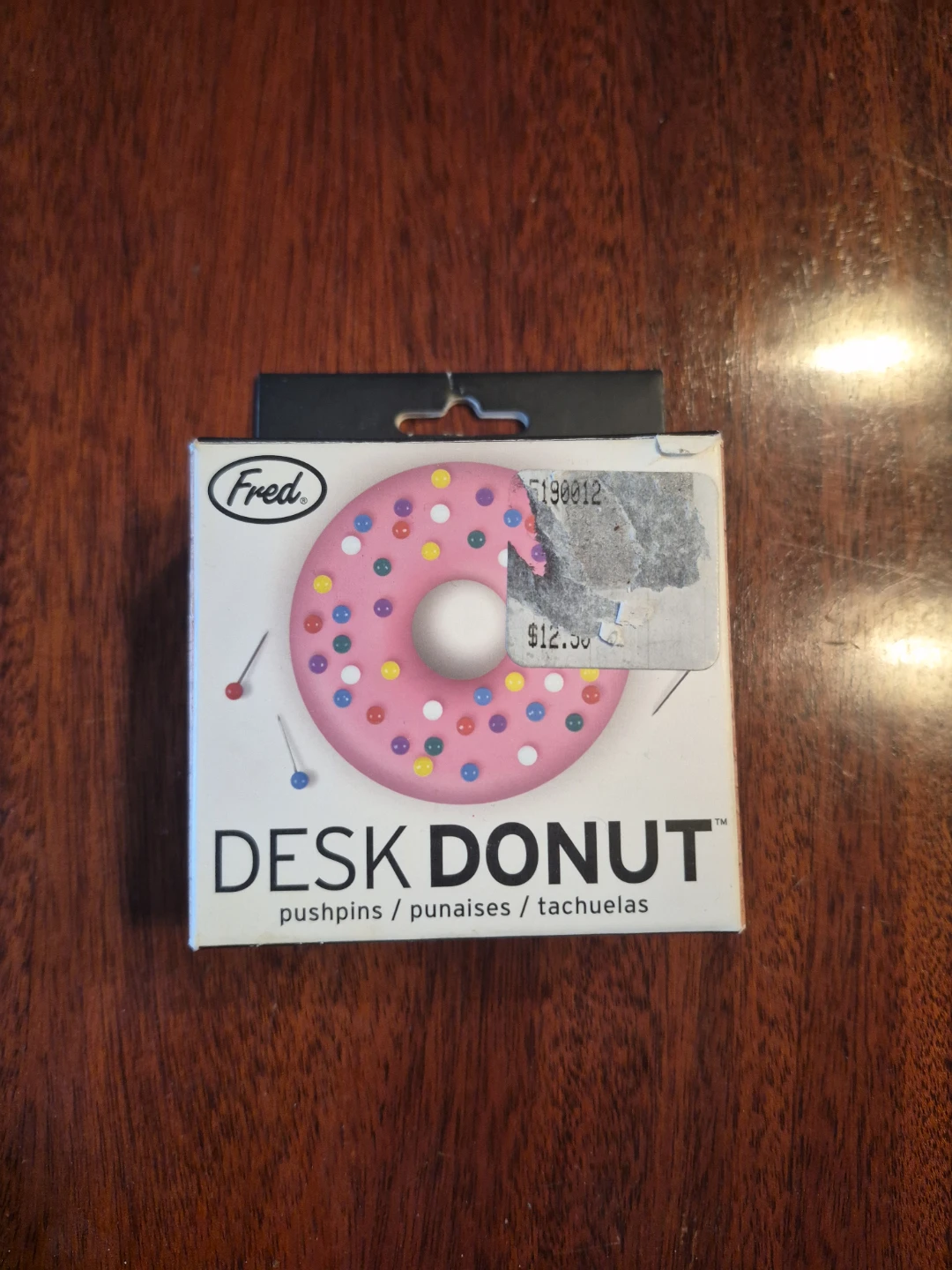 Desk Donut Pushpins - Pink