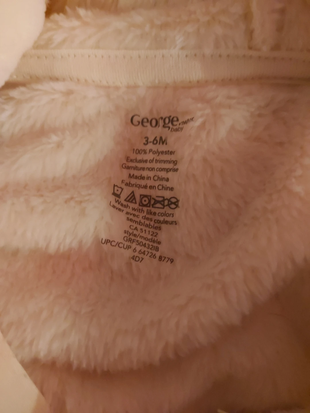 George Baby Fleece Snowsuit Bundle (Pink & Cream) - photo 2