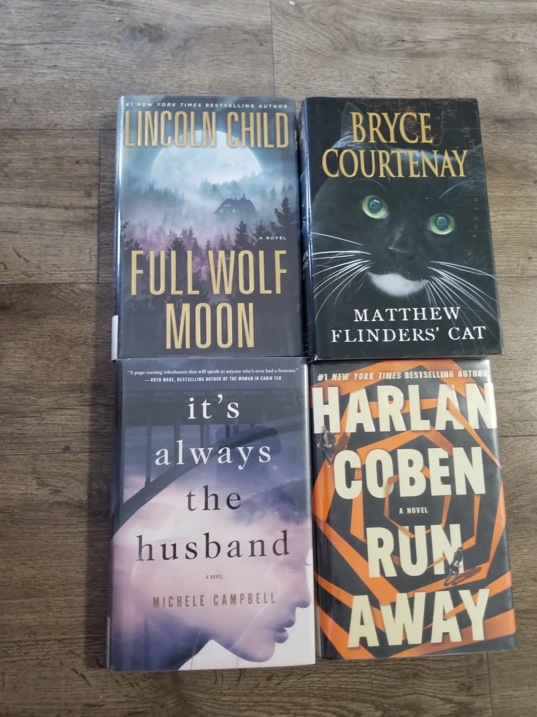 Four Previously Read Hardcovers $1 Each