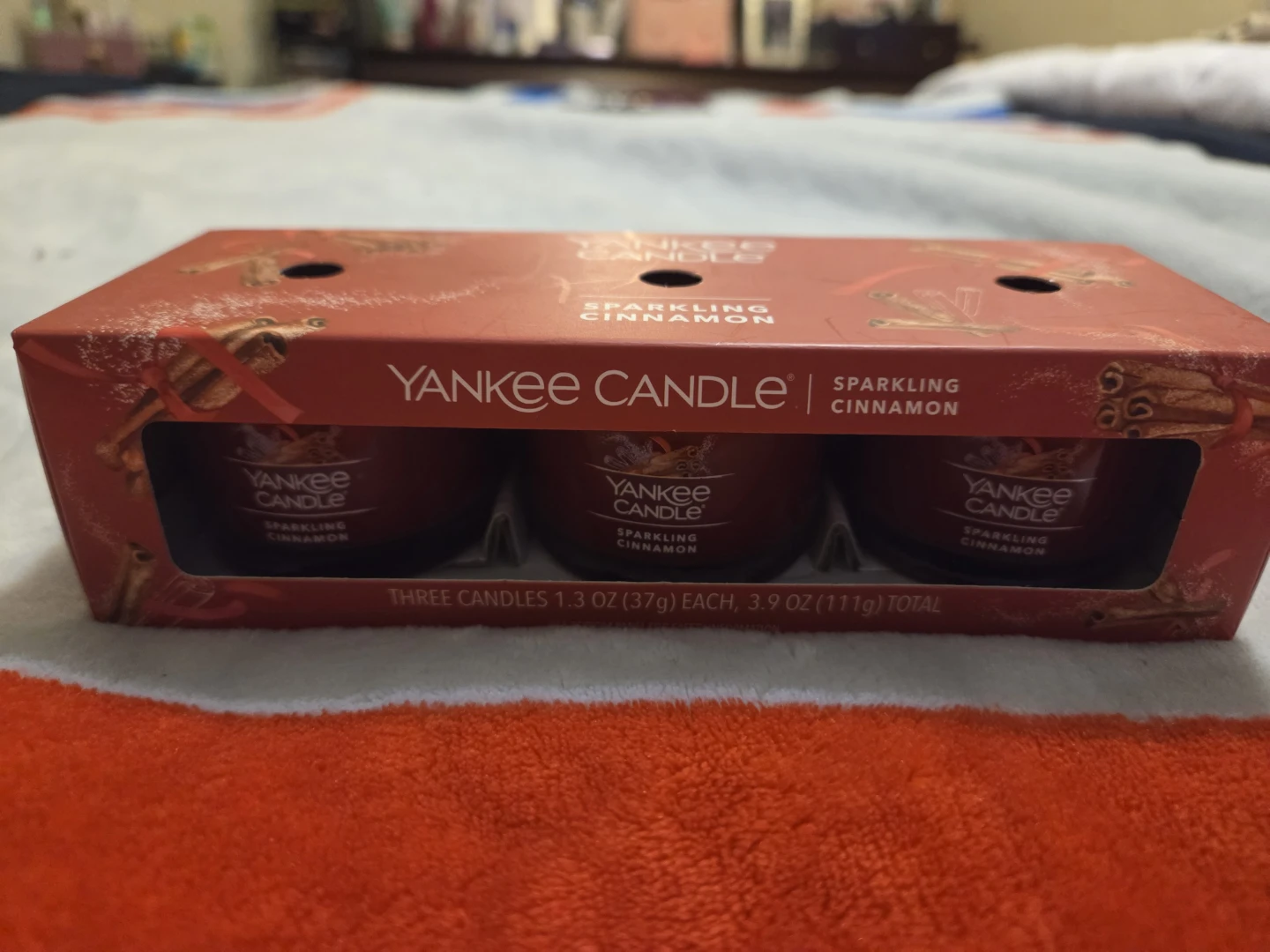 Yankee Candle Sparkling Cinnamon Trio Set