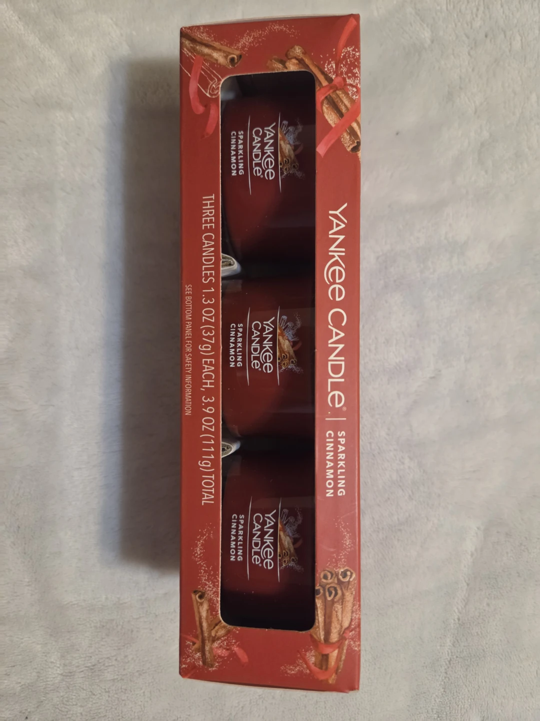 Yankee Candle Sparkling Cinnamon Trio Set - photo 2