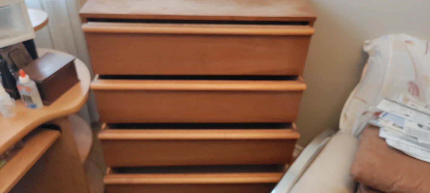Wooden 4-Drawer Dresser - photo 3