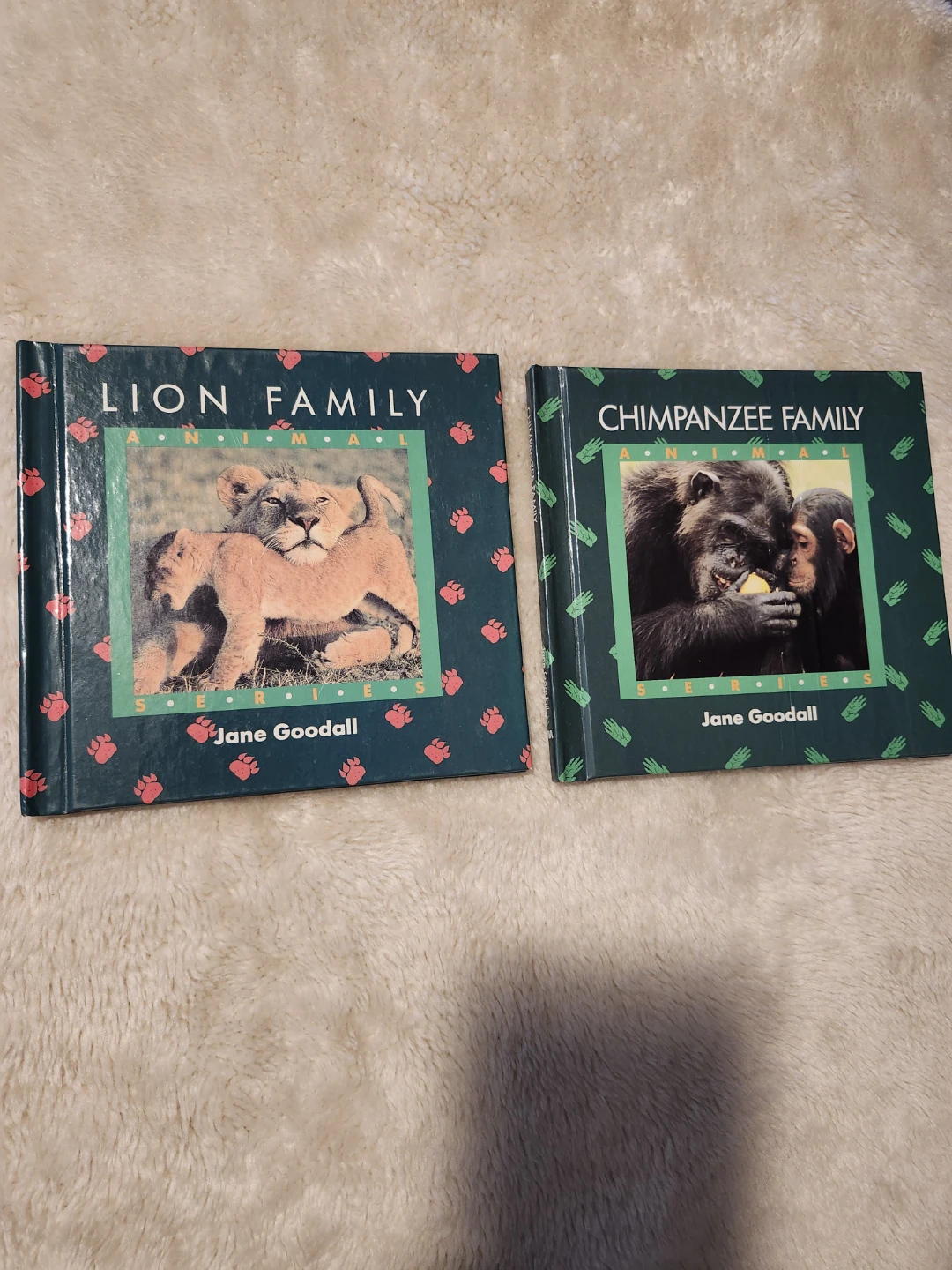 Jane Goodall Animal Series Books - Lion & Chimpanzee