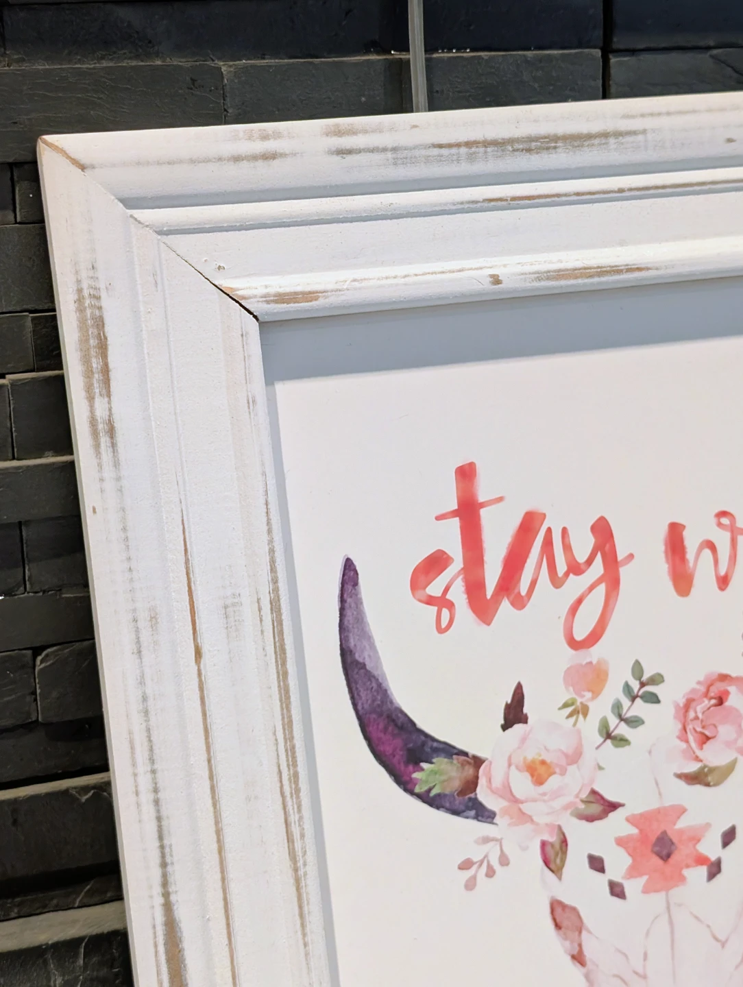Bouclair "Stay Wild" framed art print - photo 3