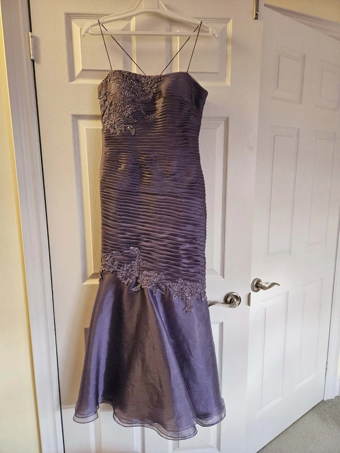 Montage Collection by Mon Cheri Purple Mermaid Evening Gown - photo 3