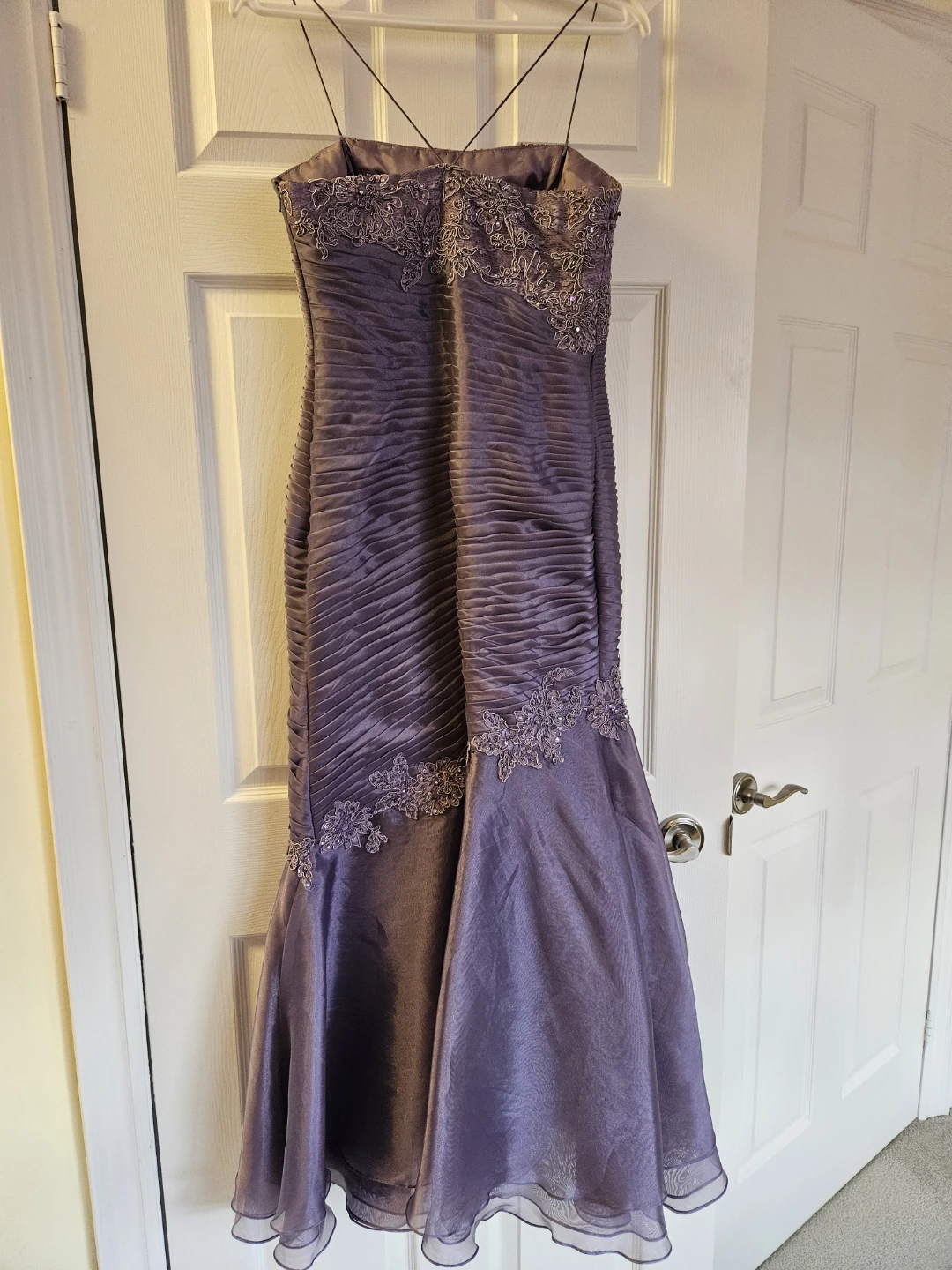 Montage Collection by Mon Cheri Purple Mermaid Evening Gown - photo 4
