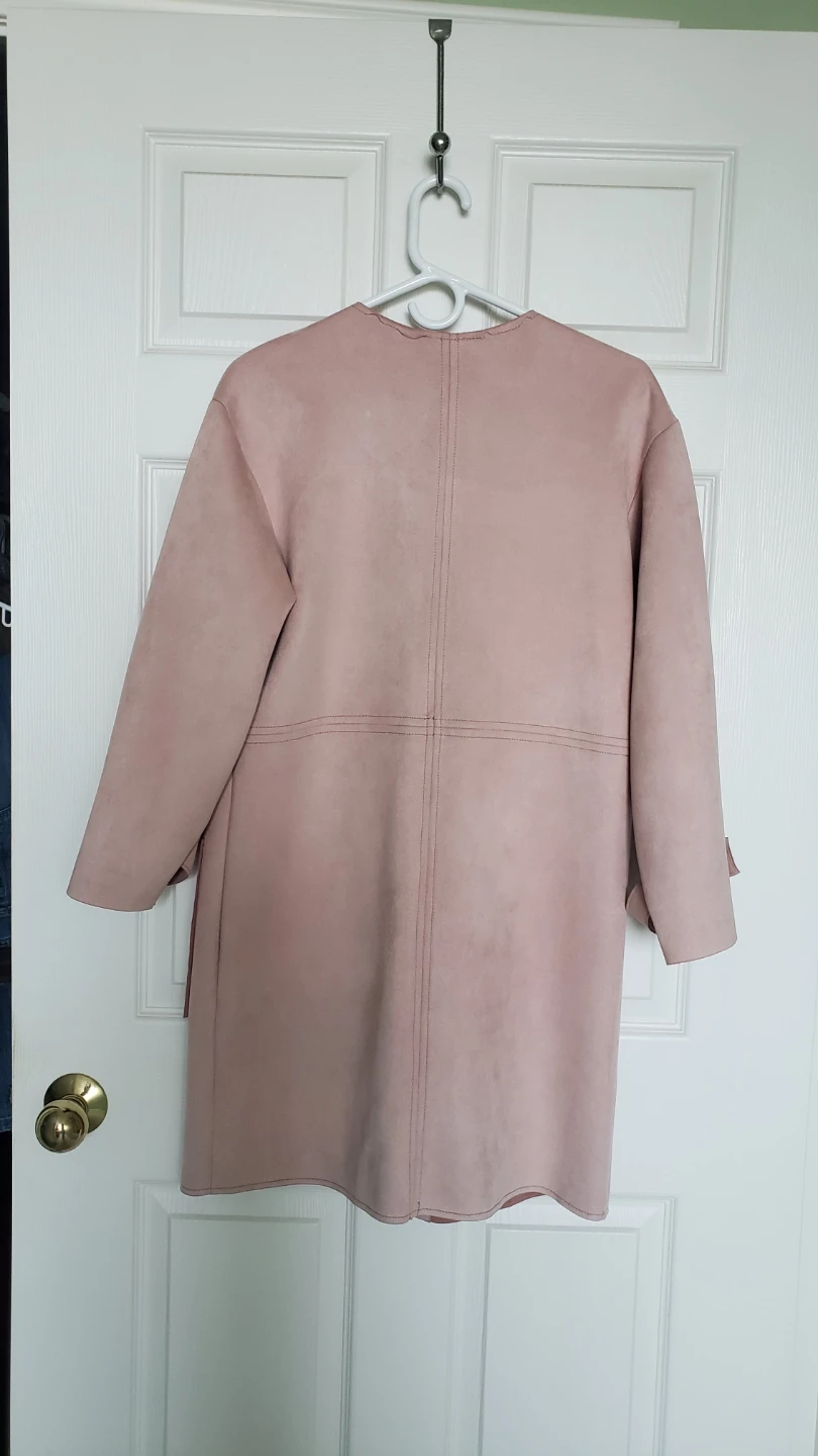 ZARA M size Pink Suede-like Jacket - photo 3