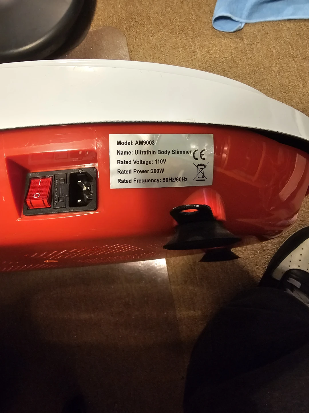 Ultrathin Body Slimmer Vibration Plate AM9003 - photo 2