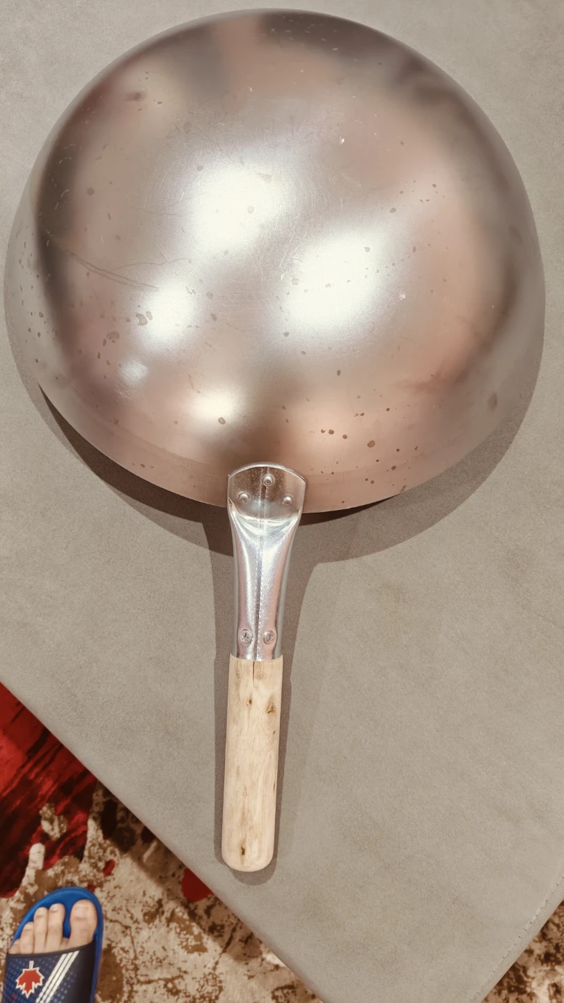 Chinese Wok 16" with Wooden Handle - photo 2