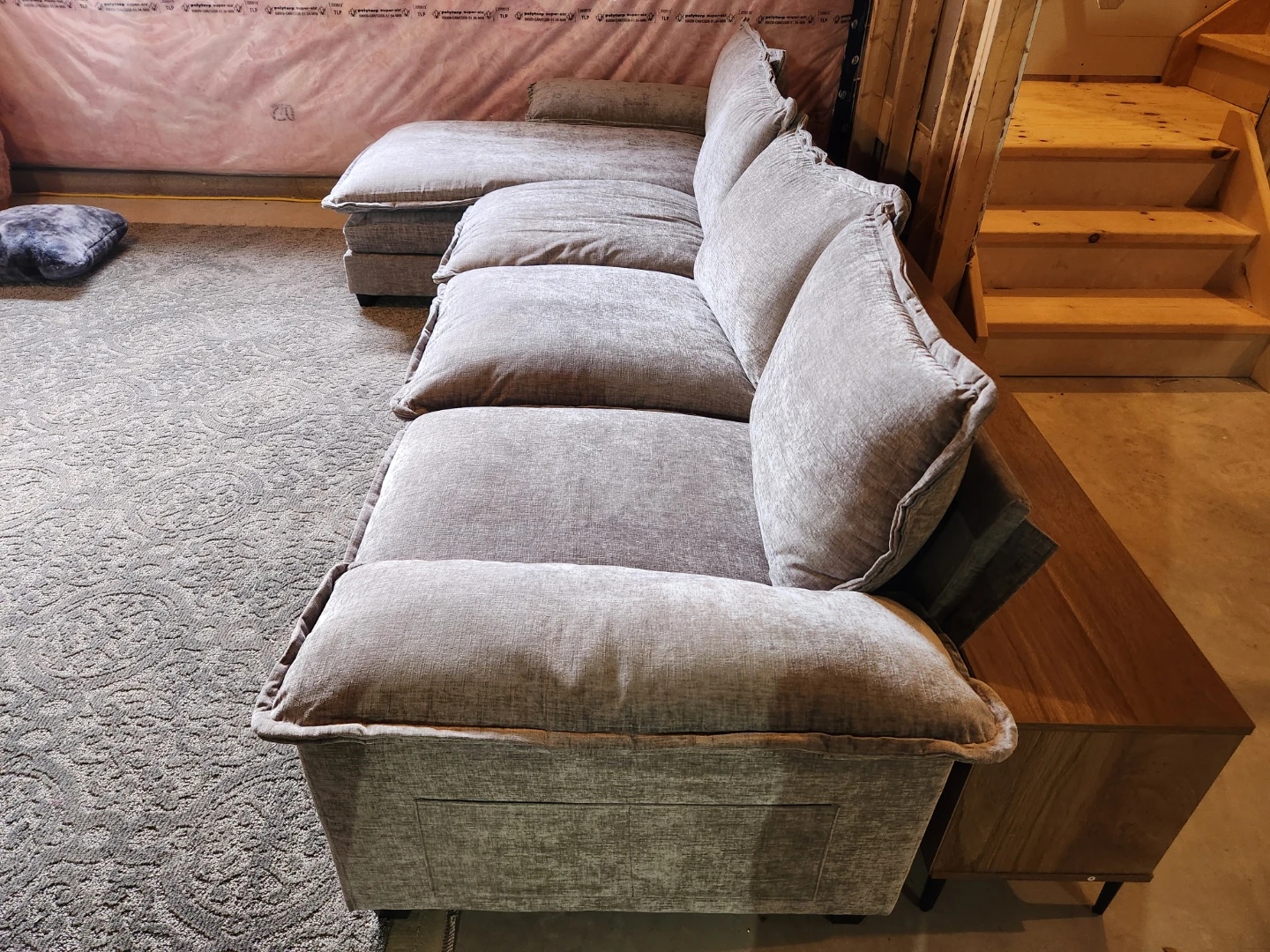 Grey Sectional Sofa - photo 2