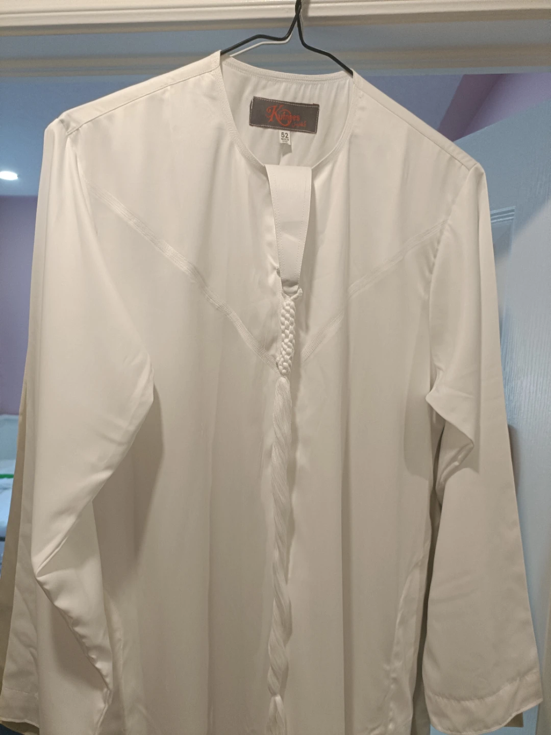 Khanzu -  Men's Thobe/Kameez - White Size 52 & Beige Size 54 - photo 3