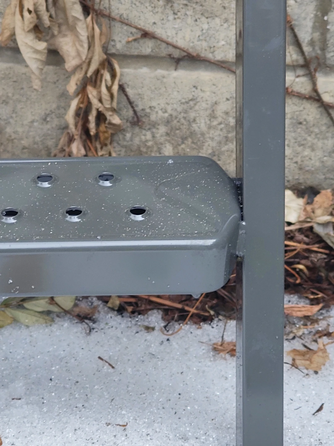 3-Step Metal Step Stool - photo 2