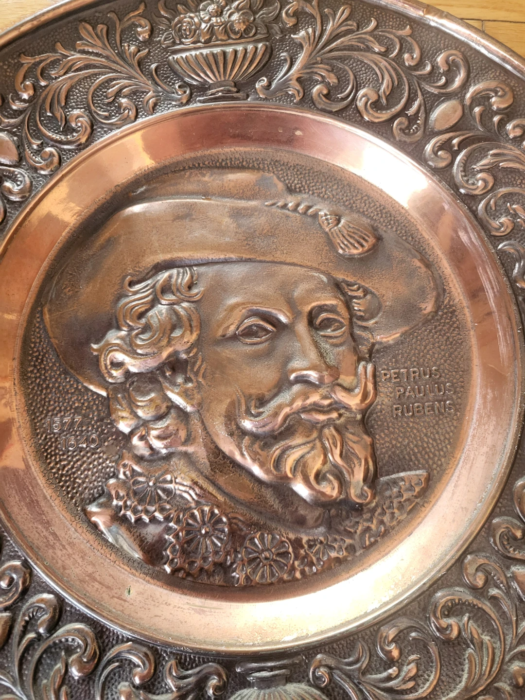 Embossed Copper Plate with Portrait of Petrus Paulus Rubens - photo 2
