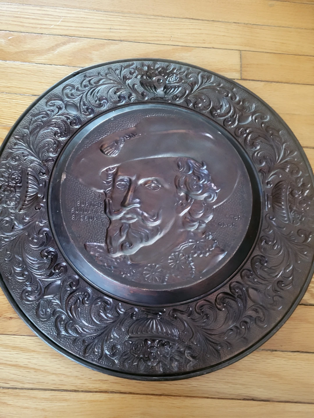 Embossed Copper Plate with Portrait of Petrus Paulus Rubens - photo 3