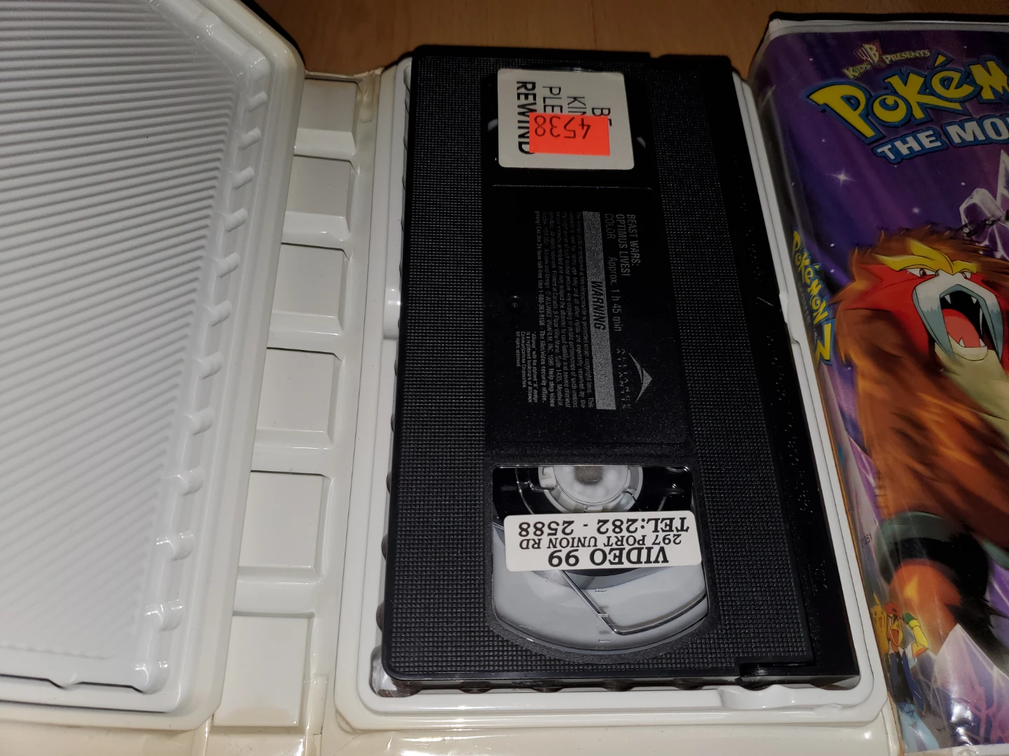 ($10 each) Beast Wars & Pokemon 3: The Movie VHS Tapes - photo 2