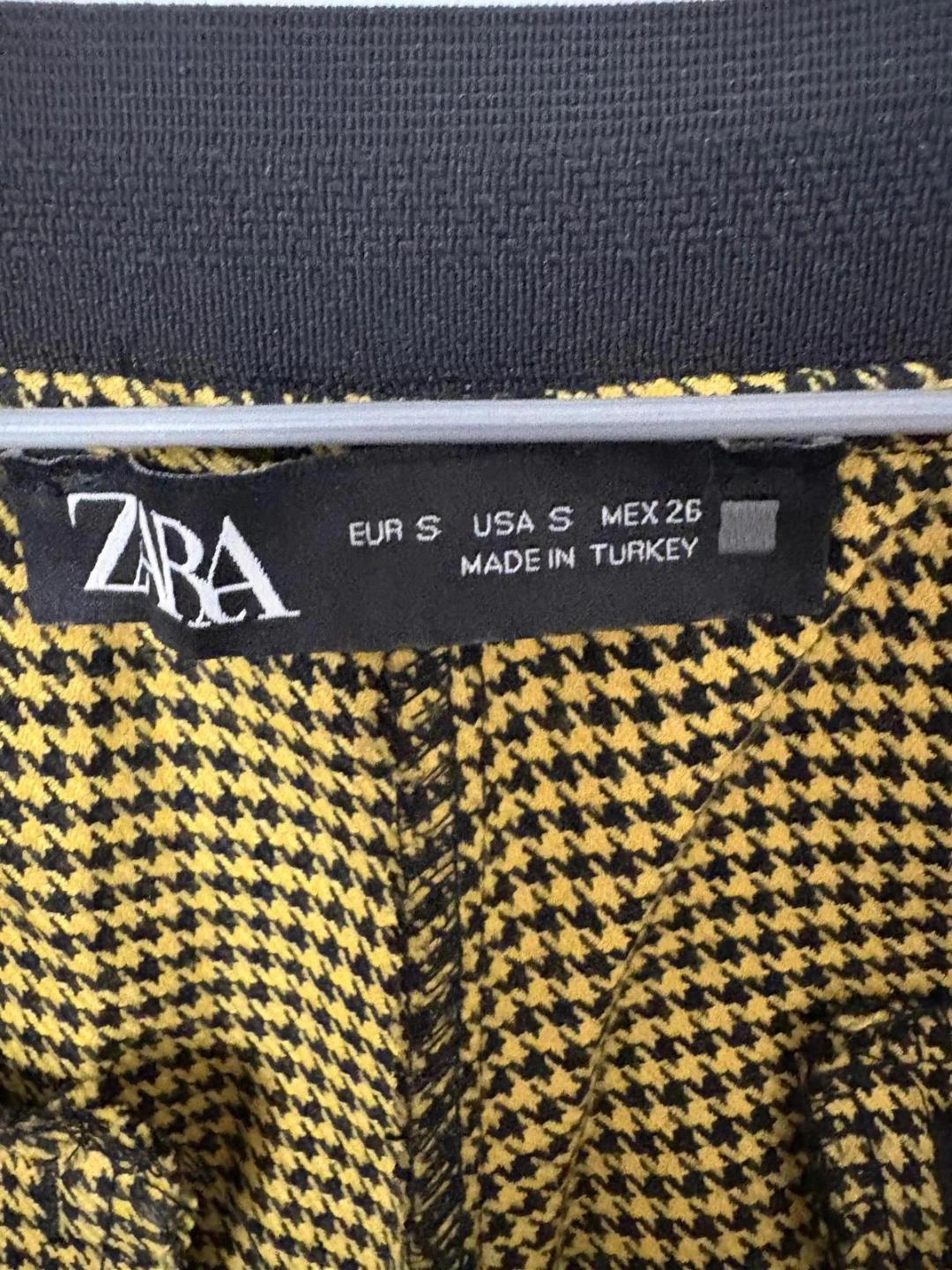 Zara Houndstooth Pants Size S - photo 2