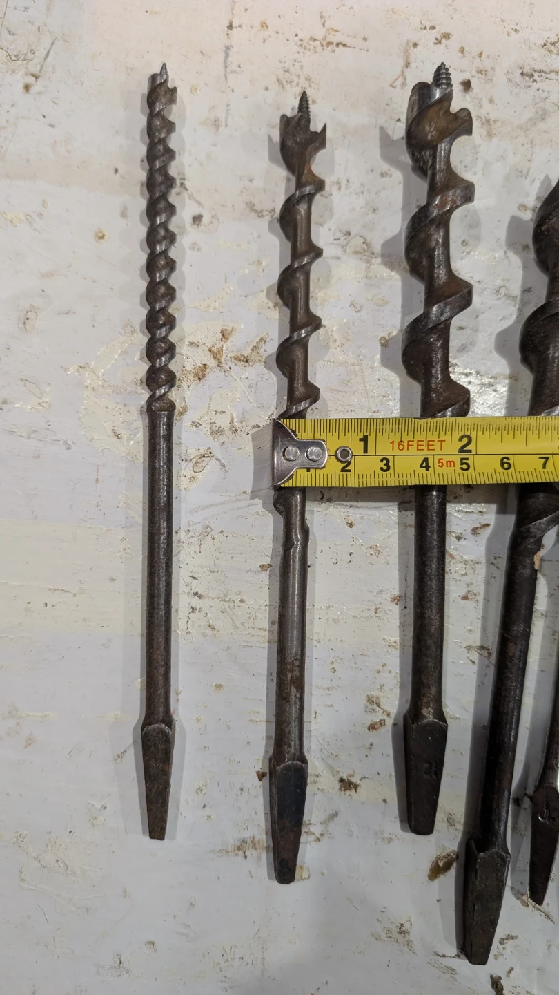Vintage Auger Bit Set - 9 pcs - photo 4