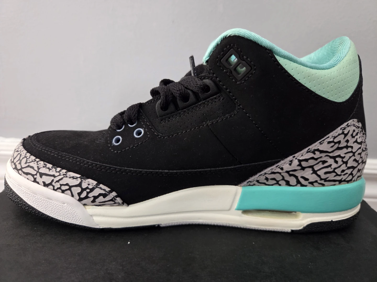 Nike Air Jordan 3 Retro Bleached Turqoise Mint (GS 6.5 W8)