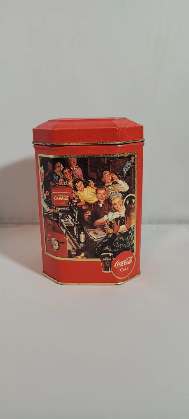 Coca-Cola Vintage Style Octagon Tin