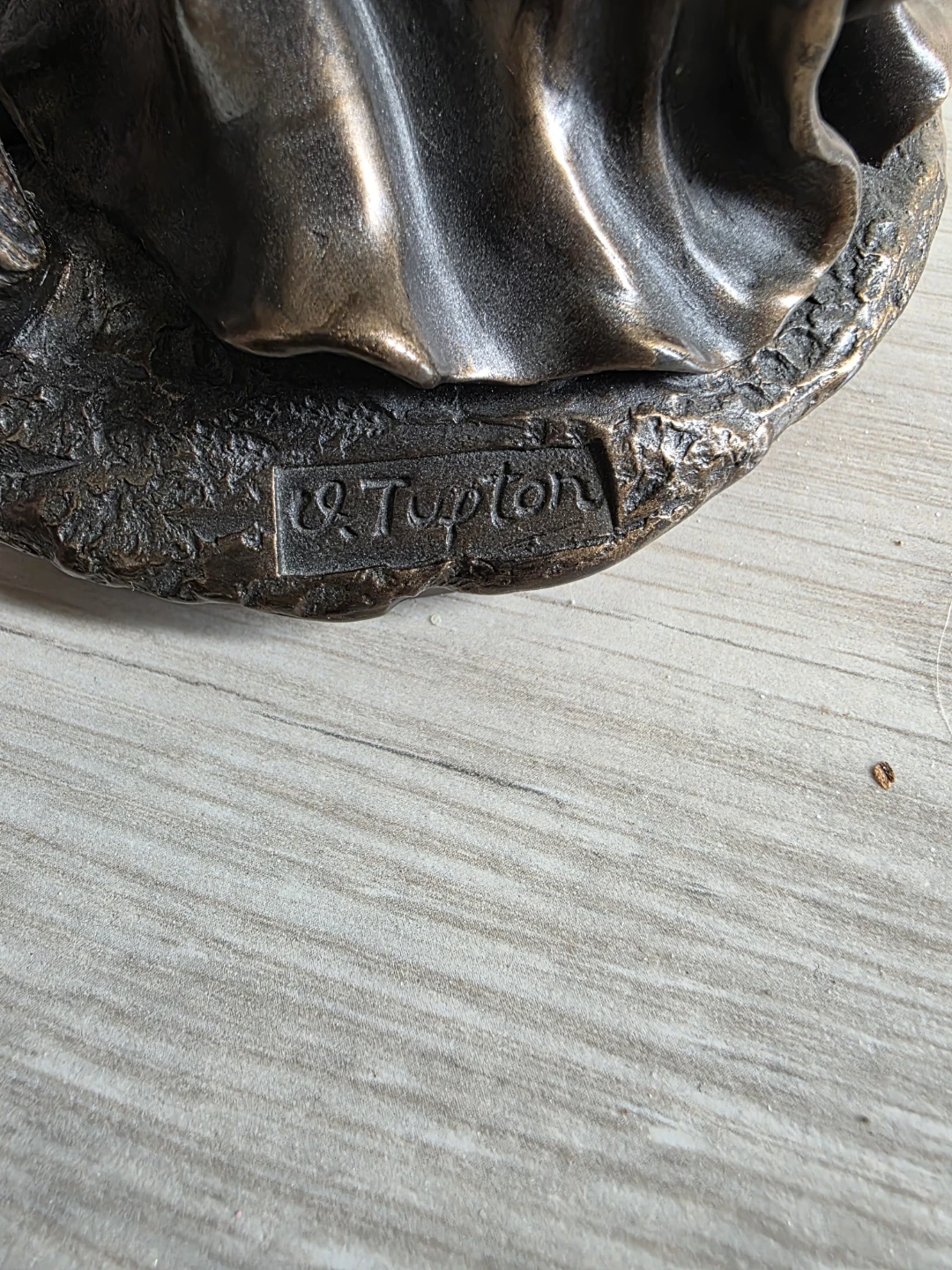 Bronze Statue Sculpture Oliver Tupton - photo 2