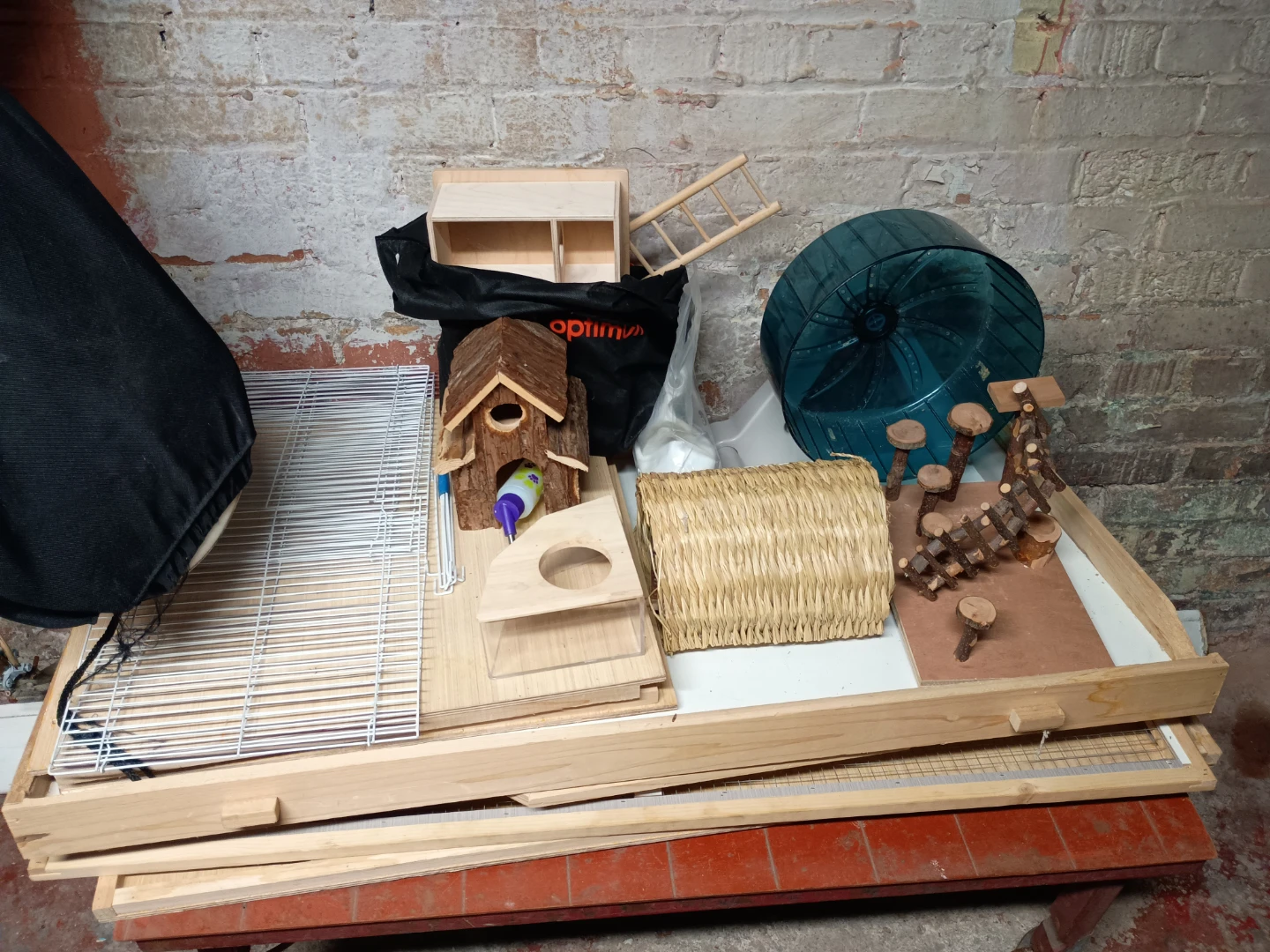 Assorted Hamster Cage Accessories