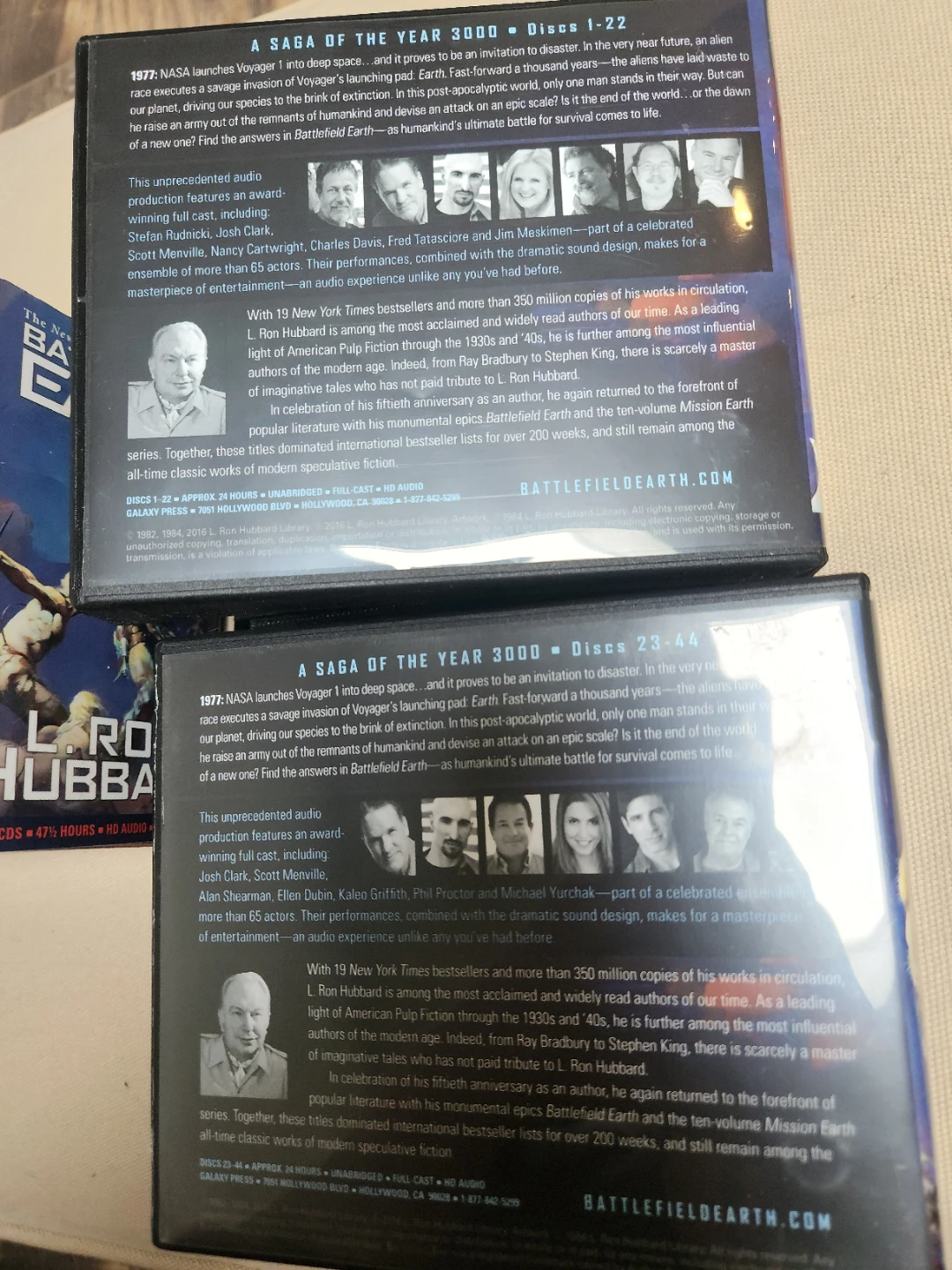 Battlefield Earth A Saga Of The Year 3000 Audiobook CD Set - photo 3