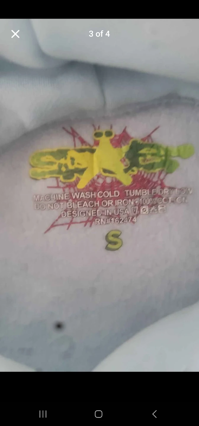 Light Blue Sp5der Hoodie - photo 2