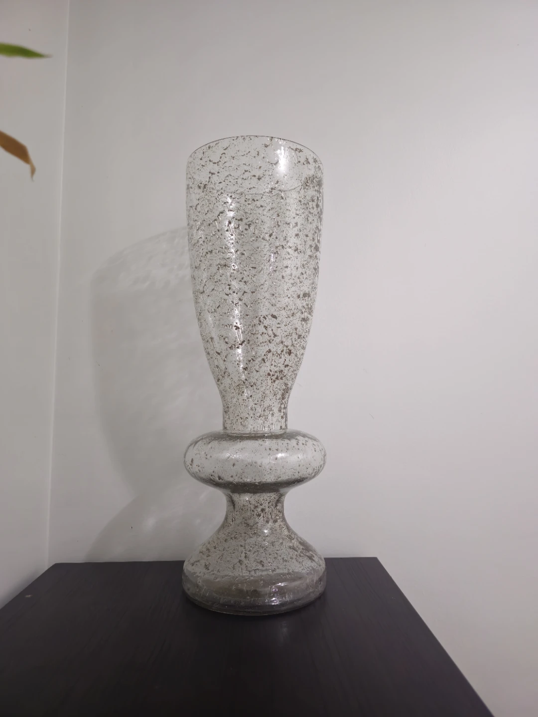 Fox Home Large Decorative Glass Vase :Mercury Style