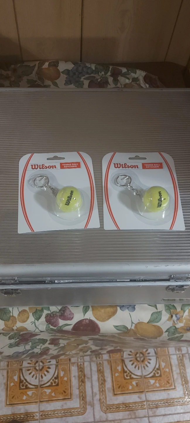 Wilson Tennis Ball Keychain - Set of 2