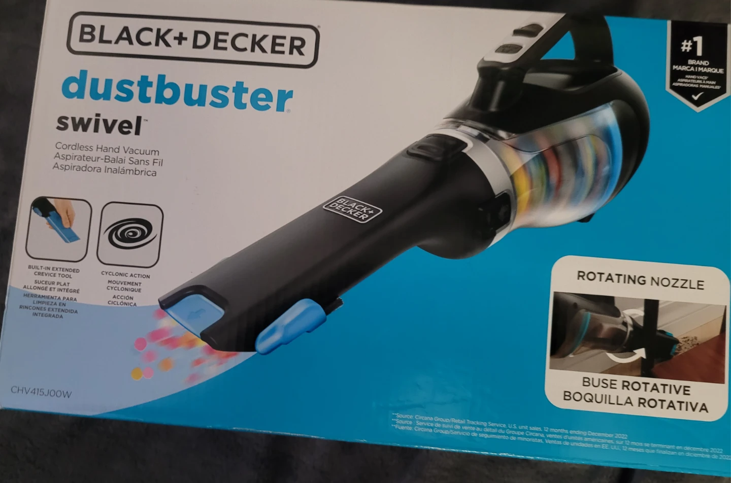 BLACK+DECKER Dustbuster Swivel Cordless Hand Vacuum - photo 2