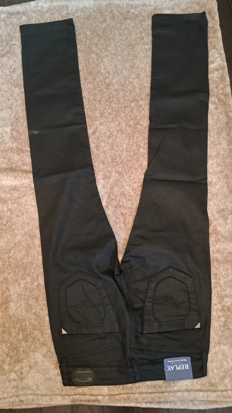 NWT Black Replay Jeans, Size: W28 L34 - photo 5