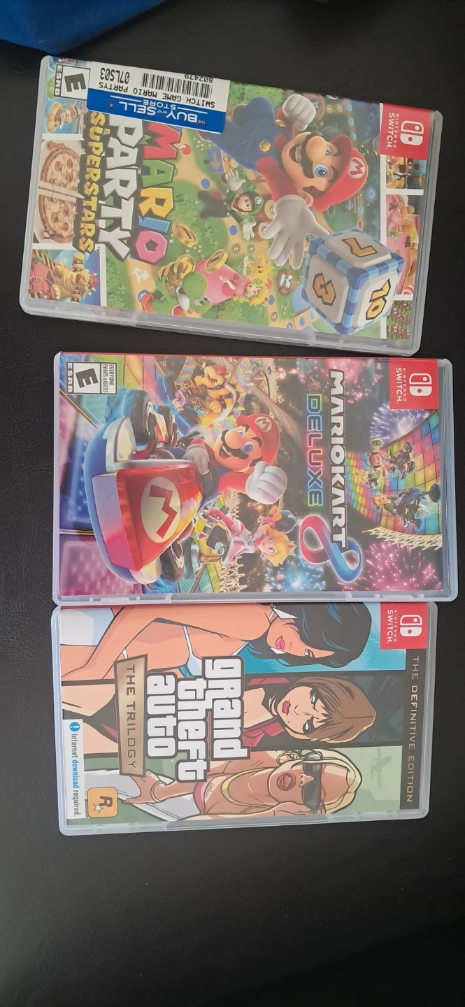 Nintendo Switch OLED Model + 3 Games - photo 3